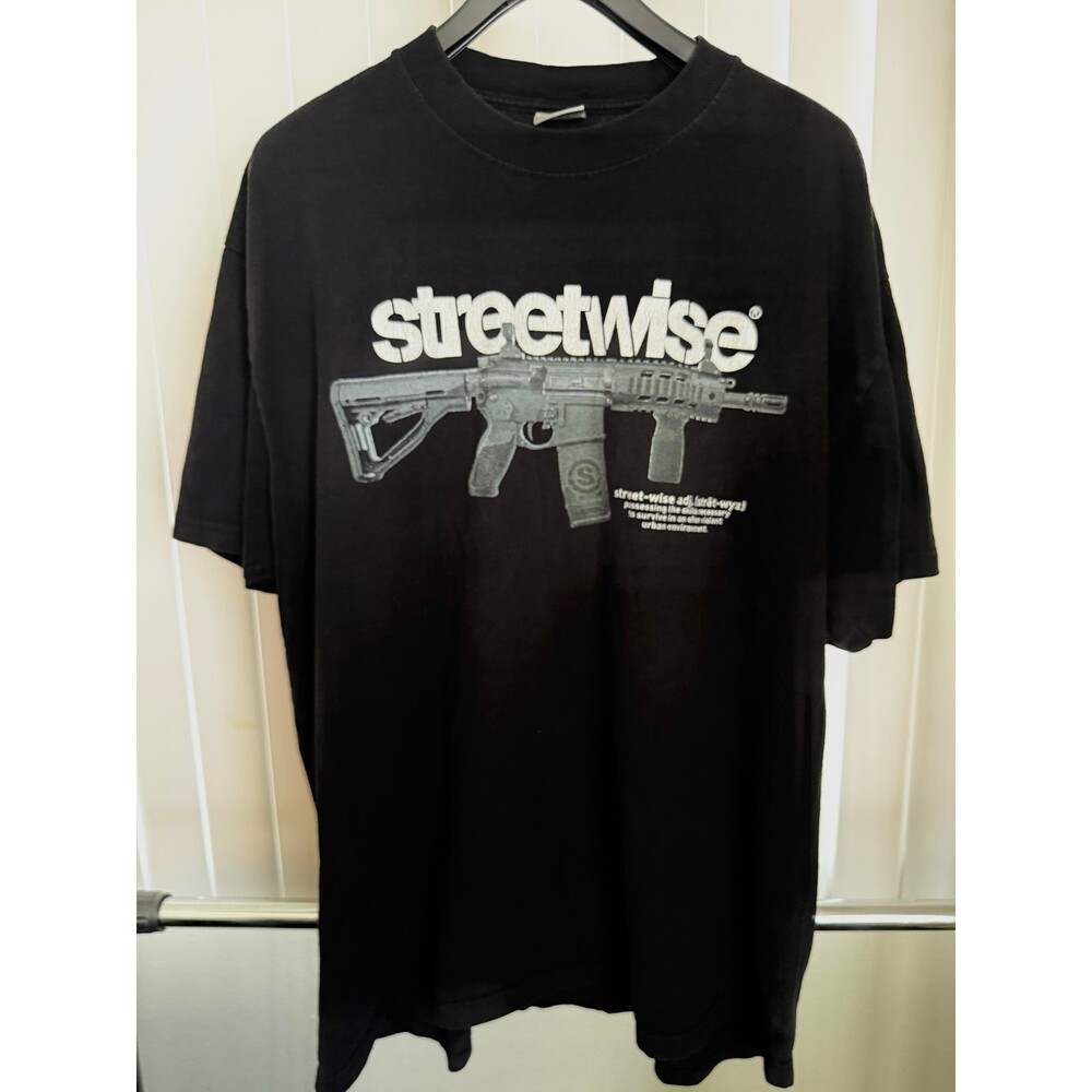 Men’s Streetwise Los Angeles AR Black Graphic T-Shirt Size 2XL